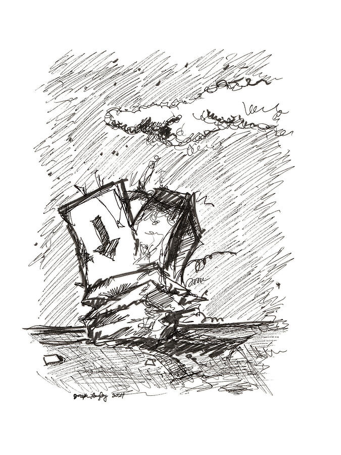It Always Comes That Way Drawing by Joseph A Langley It Always Comes That Way Drawing by Joseph A Langley