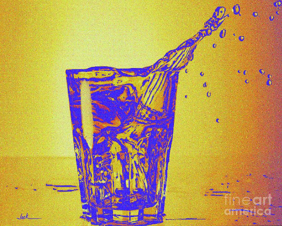 Alcohol Painting - It is 5 somewhere by Jack Bunds Alcohol Painting - It is 5 somewhere by Jack Bunds
