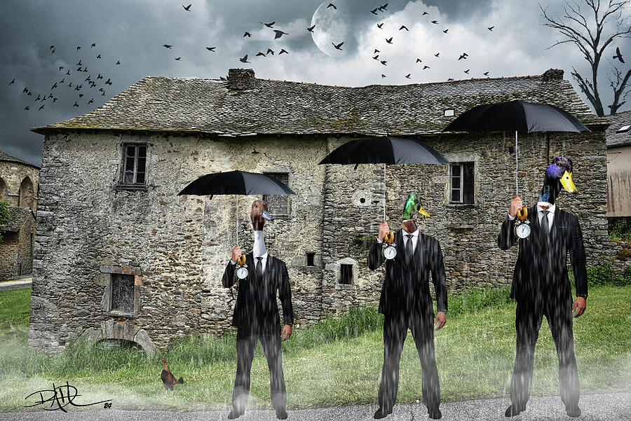 It is raining Digital Art by Ricardo Dominguez