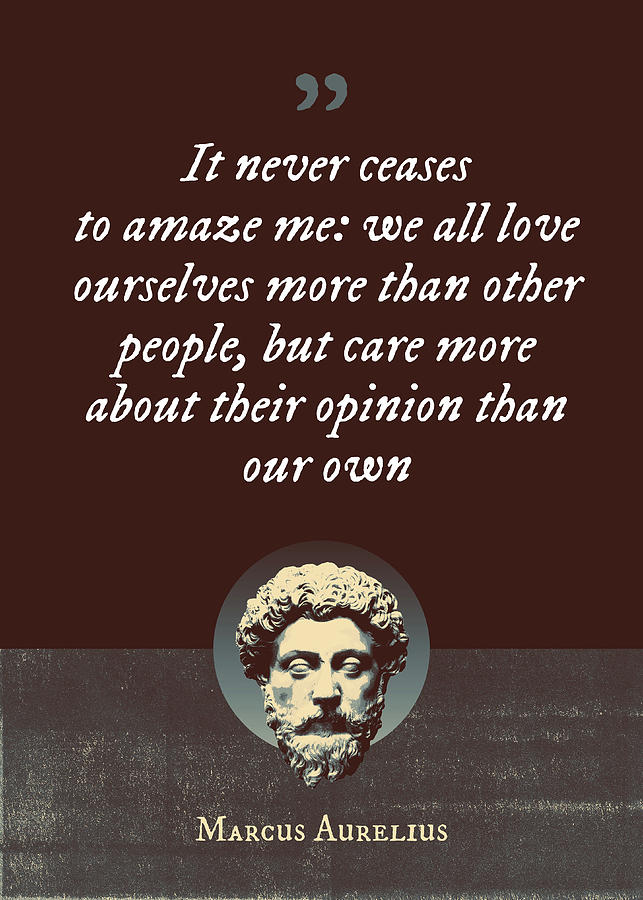 It never ceases to amaze me we all love ourselves more than other ...