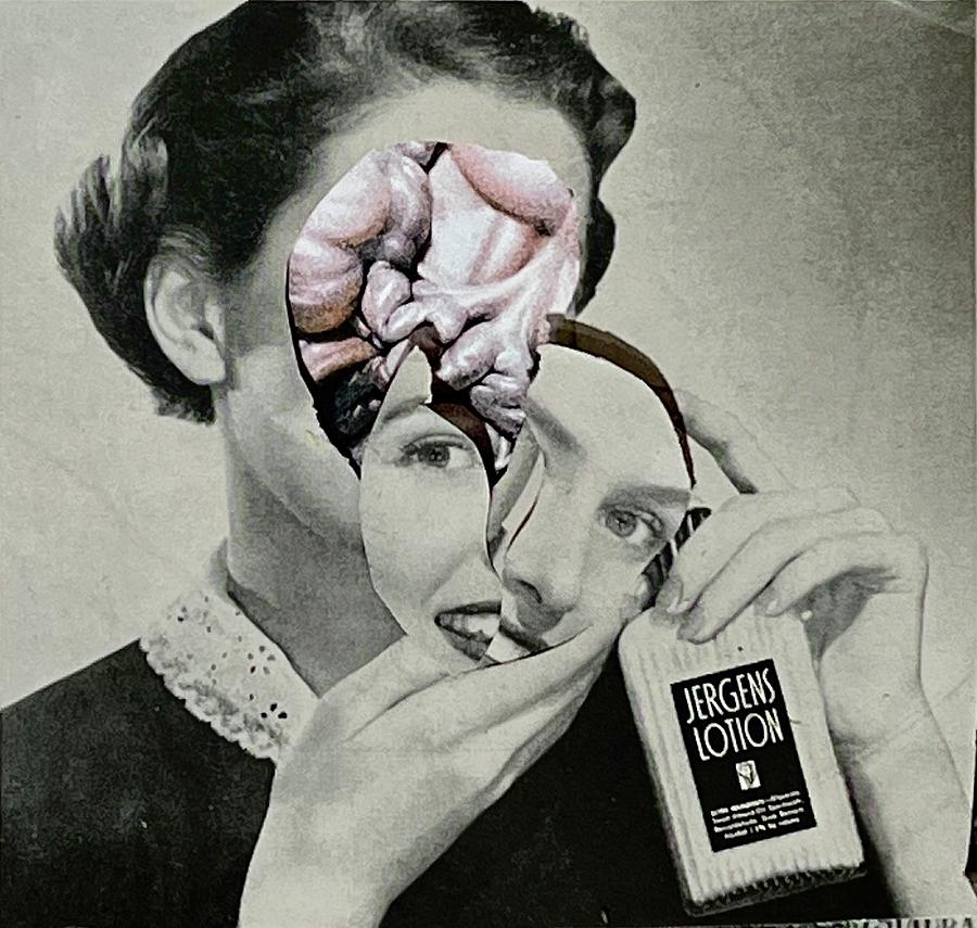 It puts the lotion on its skin Mixed Media by Eric Rottcher