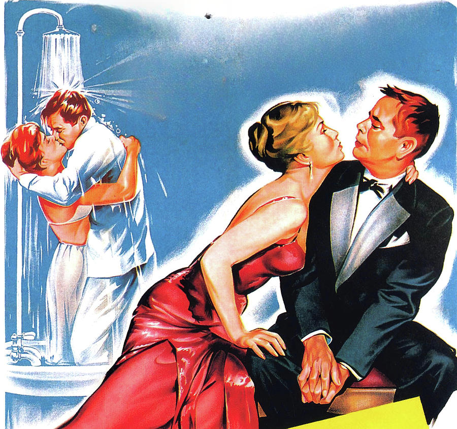 It Started with a Kiss, 1959, movie poster painting Painting by Movie World Posters