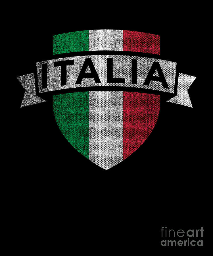 Proud Italian - Italia Design Soccer Jersey Style Shirt