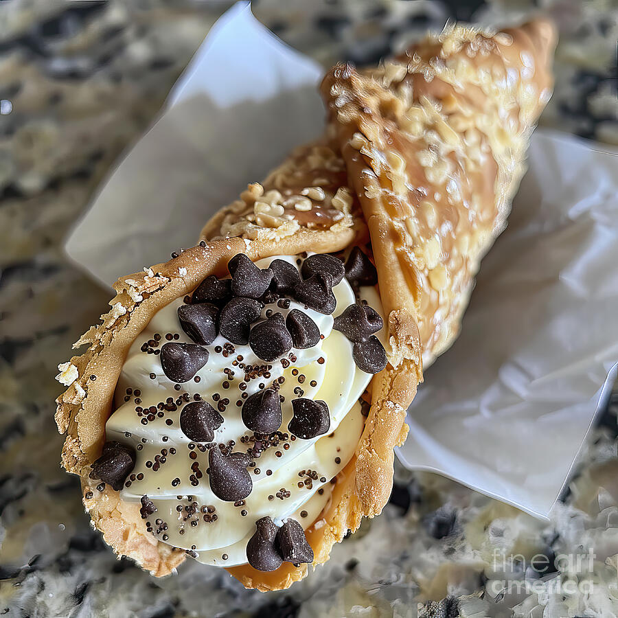 Italian Cannoli Digital Art by Elisabeth Lucas - Fine Art America