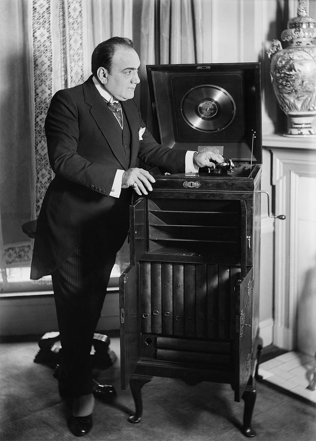 Italian Operatic Tenor Enrico Caruso c.1910 Photograph by Bain