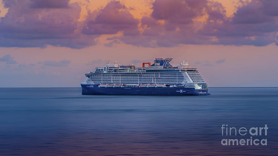 Italian riviera cruise ship Photograph by Riccardo Fracassi Pixels