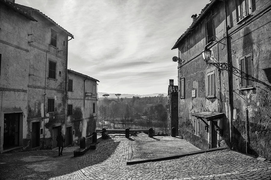 Italian town scene Photograph by Tom Parsons - Fine Art America