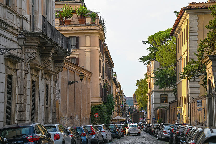Italian Vacations - Rome - Trastevere Streets 6 Photograph by Jenny Rainbow