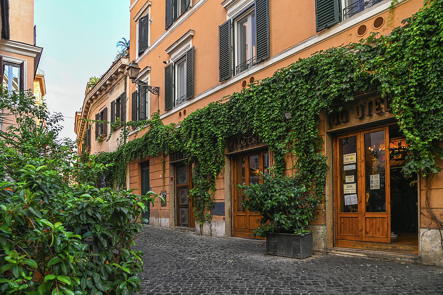 Italian Vacations - Trastevere Streets 9 Photograph by Jenny Rainbow