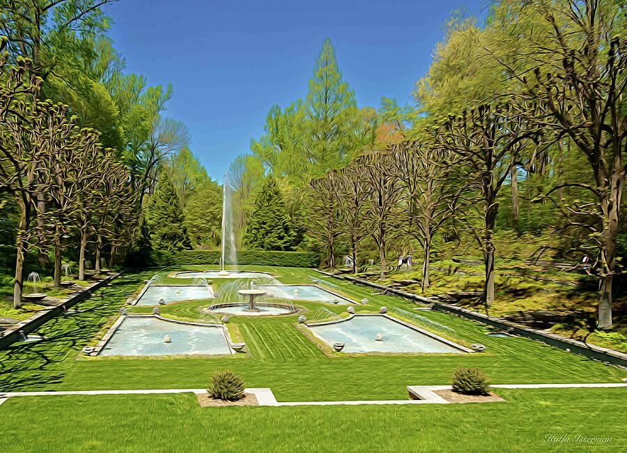 Italian Water Gardens Photograph by Kathi Isserman Italian Water Gardens Photograph by Kathi Isserman