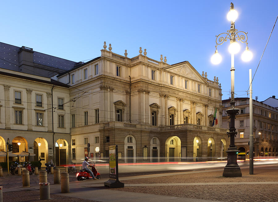 Italy, Lombardy, Milan, Teatro Alla Scala Photograph by Vincenzo Lombardo