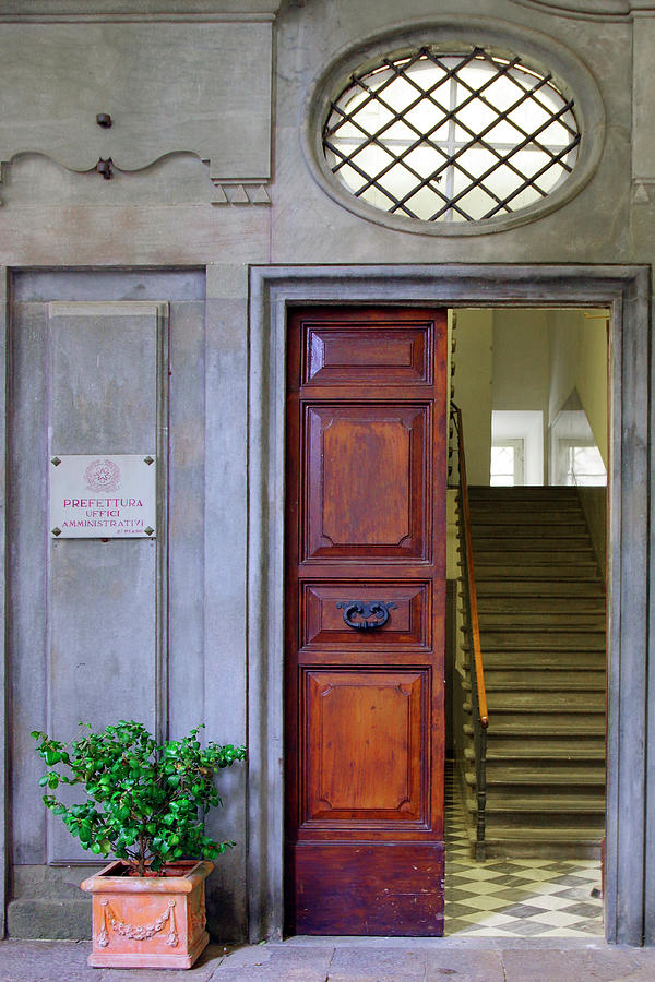Open Door - Lucca, Italy Photograph by Kenneth Lane Smith