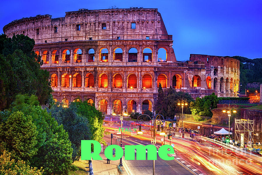 Italy, Rome Photograph by John Seaton Callahan