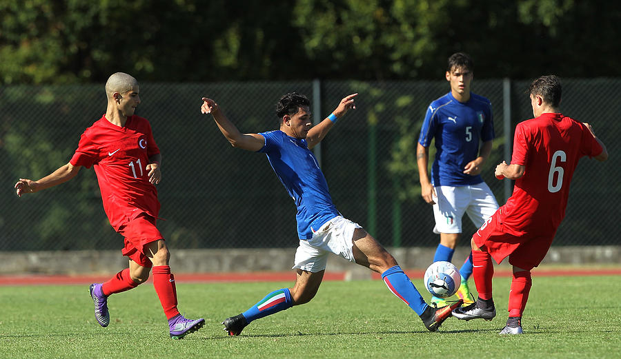 Italy U19 v Turkey U19 - International Friendly Photograph by Marco Luzzani