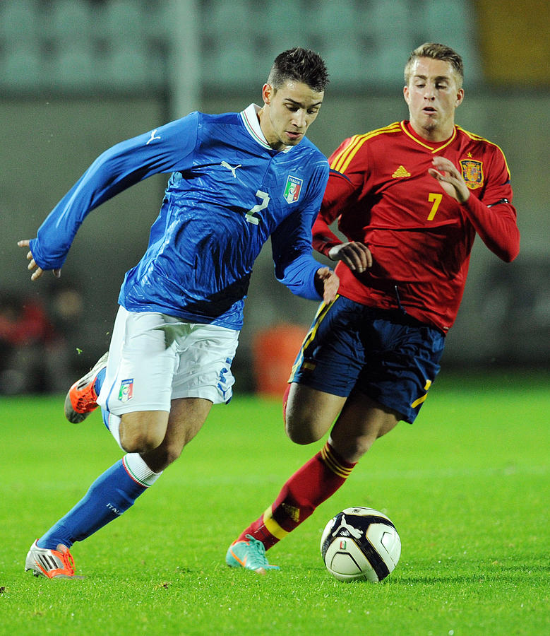 Italy U21 v Spain U21 - Under 21 International Friendly Photograph by Giuseppe Bellini