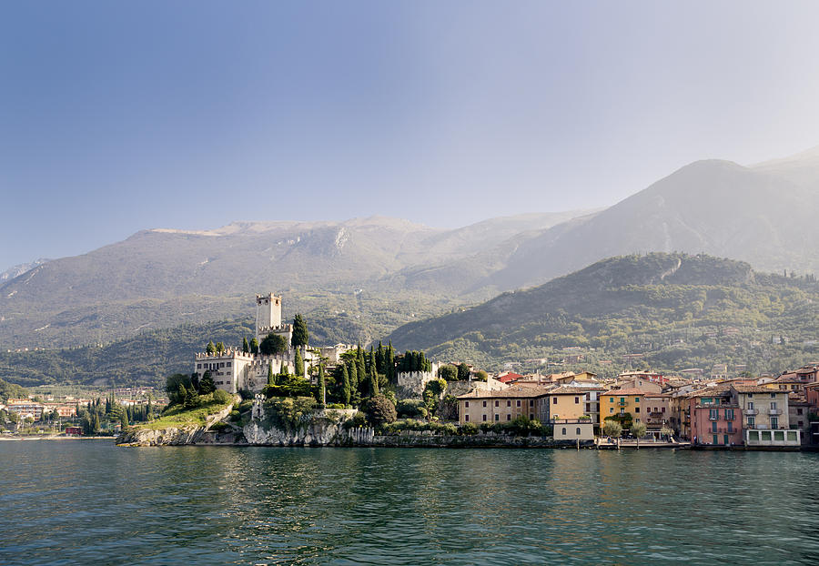 Italy, Veneto, Malcesine with Castello Scaligero Photograph by Westend61