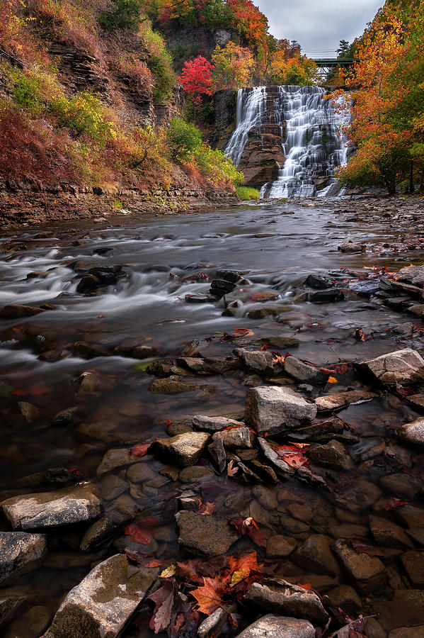 Ithaca Falls Fall 2020 Photograph by Mark Papke