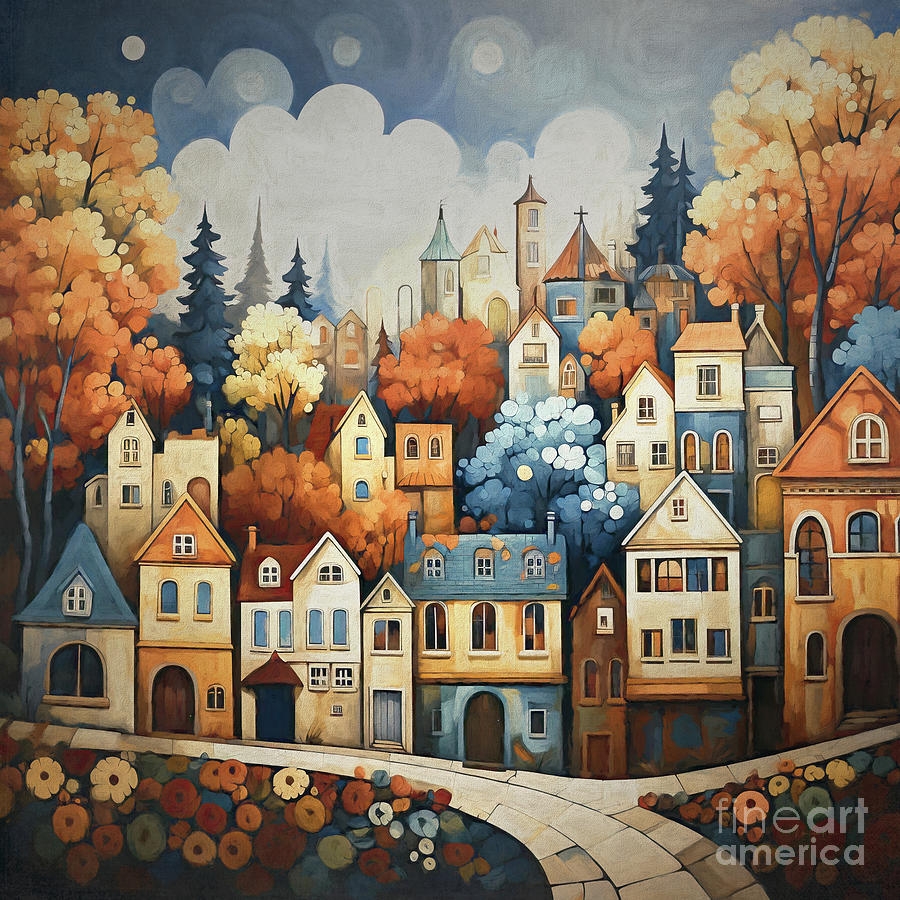 Its A Beautiful Day In The Neighborhood  Digital Art by Maria Angelica Maira