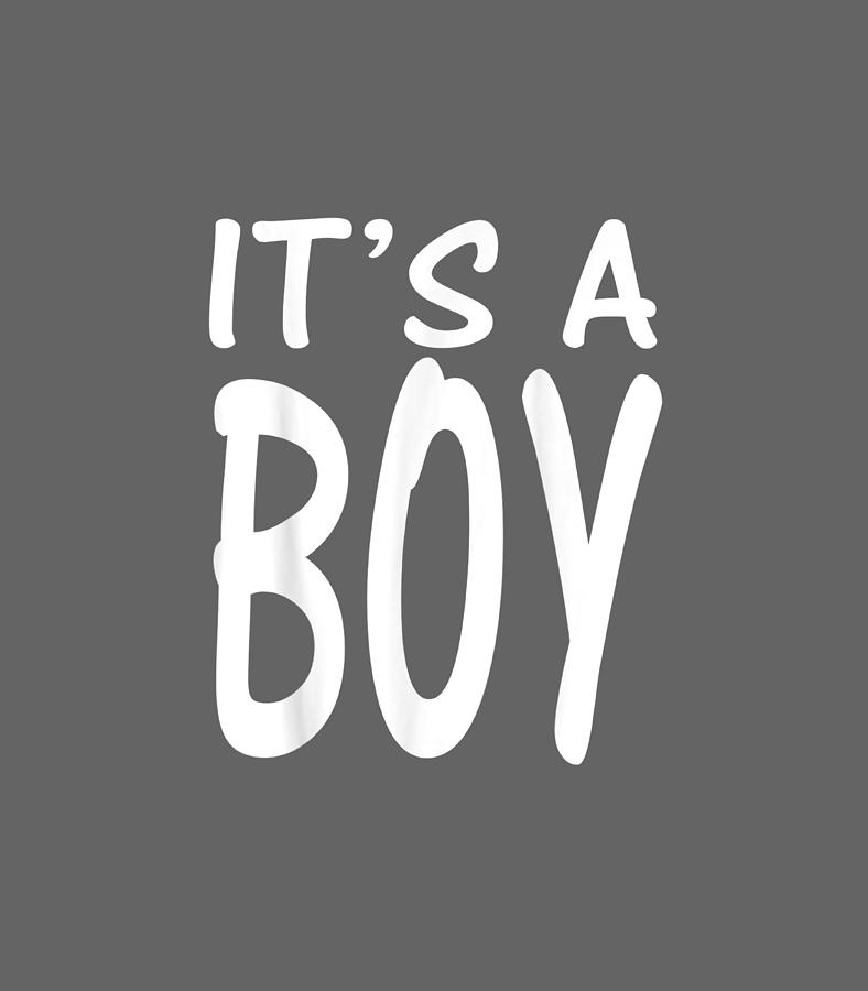 Its A Boy Blue Boy Baby Shower Adoption Gender Reveal Digital Art by ...