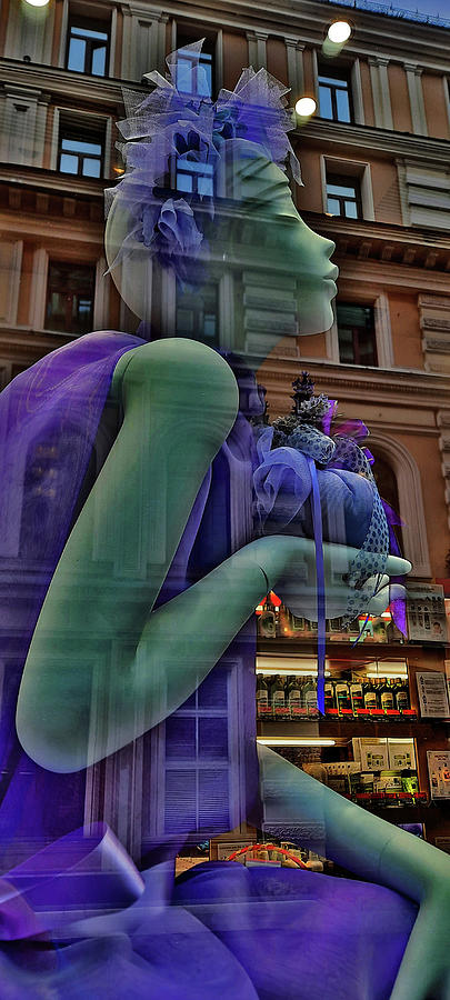 Moscow Digital Art - Its a holiday display with no holiday in it. by Andy i Za