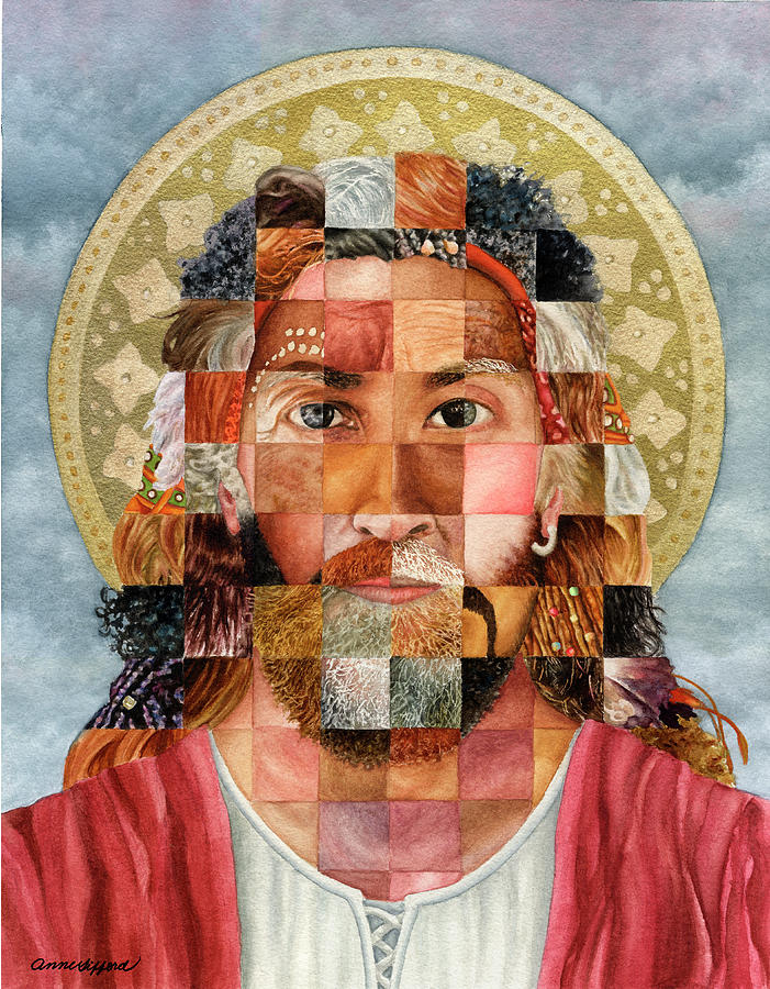 Jesus Christ Painting - Its All About Love by Anne Gifford