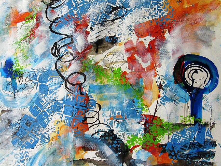 Its Been a Wild Ride Painting by Louise Adams
