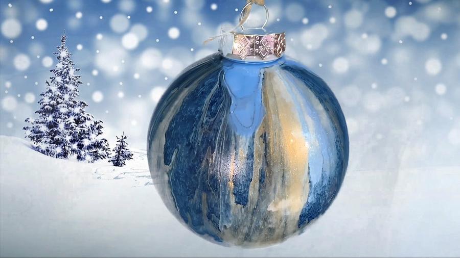 Its Christmas Painting by Soraya Silvestri