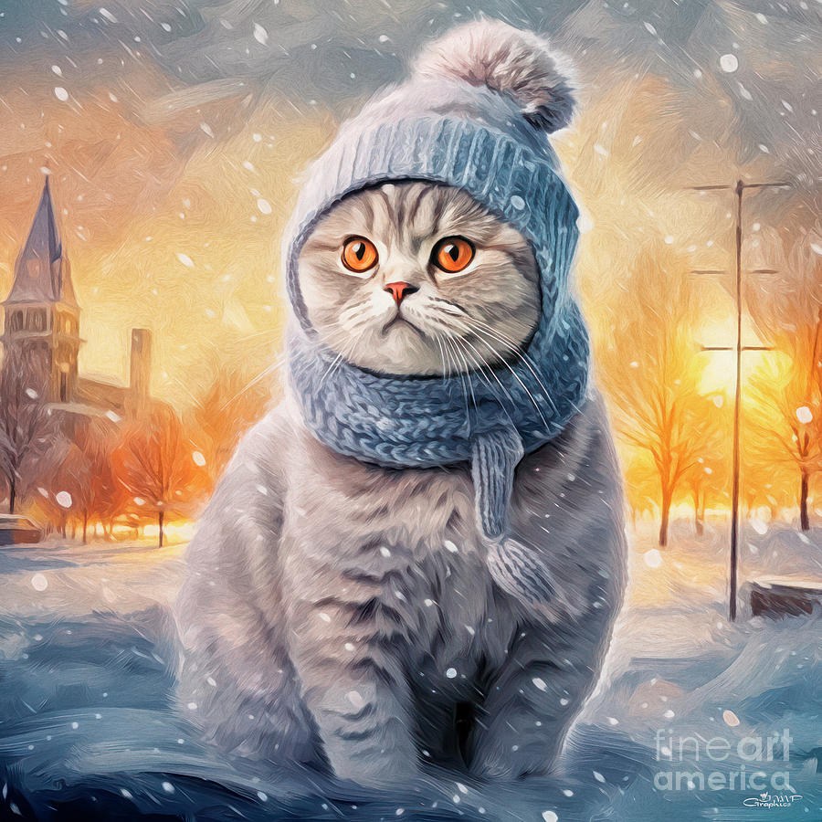 Its Cold Outside Digital Art by Jutta Maria Pusl
