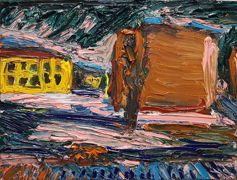 It's freezing outside Painting by Sapa Art Pixels