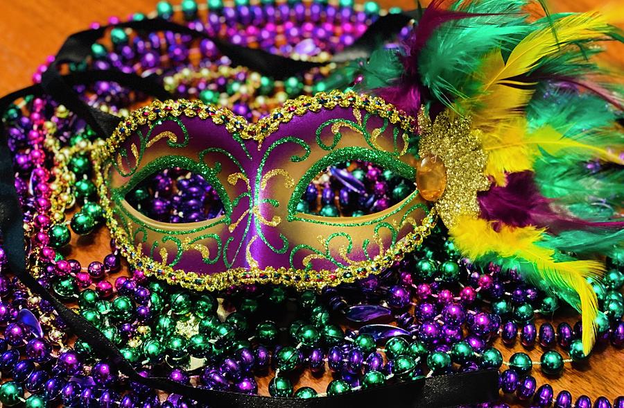Its Mardi Gras Time Photograph by Lisa Soots