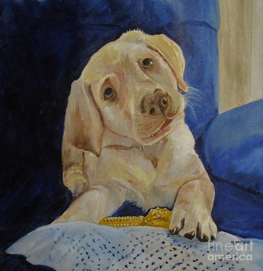 Its Mine, Right? Painting by Barbara Moak