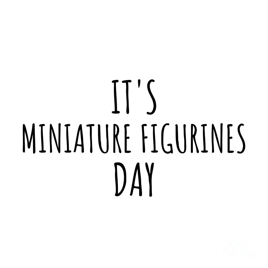Miniature Figurines Digital Art - Its Miniature Figurines Day by Jeff Creation