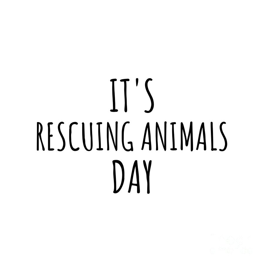 Hobby Digital Art - Its Rescuing Animals Day by Jeff Creation