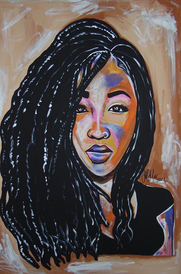 Its the Dreads FOR ME Painting by Antonio Moore