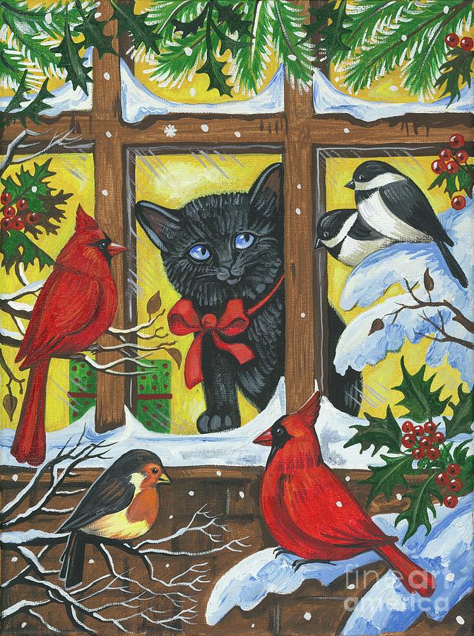 Its The Most Wonderful Time of the Year Painting by Margaryta Yermolayeva