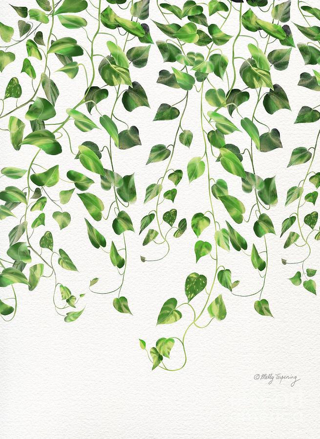Ivy Garland 2 Painting by Melly Terpening