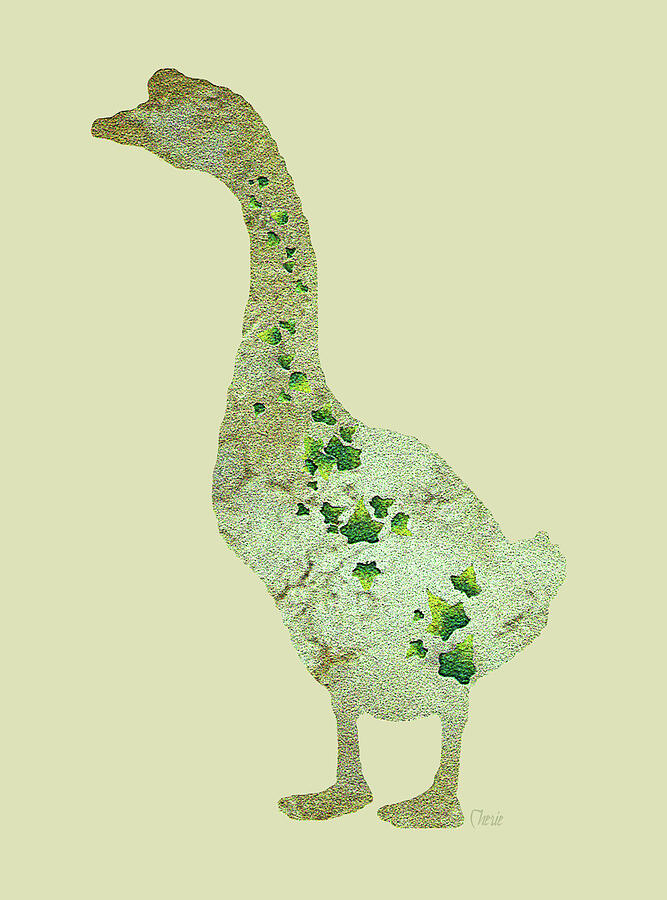 Ivy Goose Digital Art by Bamalam Art Ivy Goose Digital Art by Bamalam Art