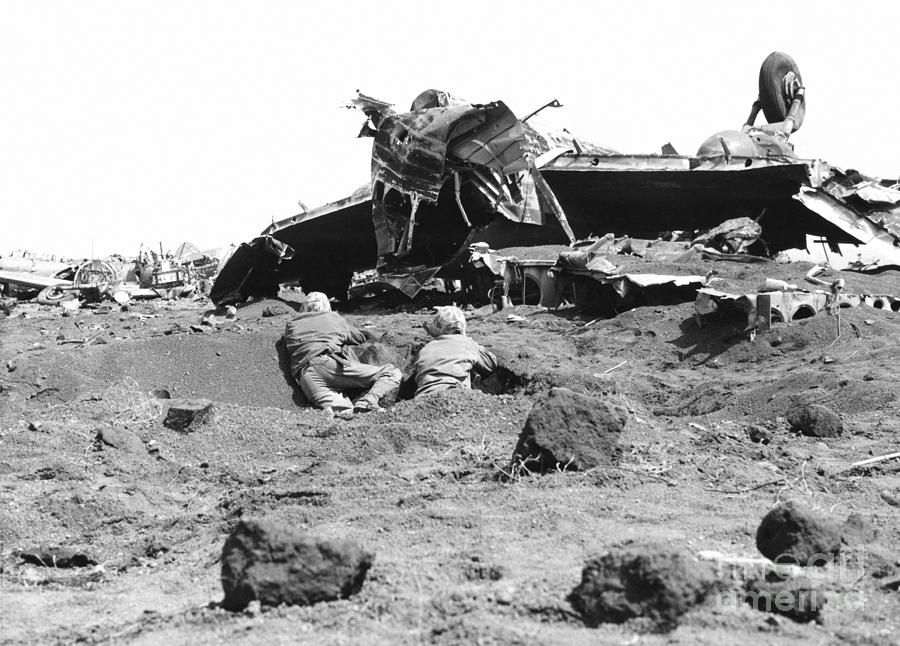 Iwo Jima Battle, 1945 Photograph by Karl Thayer Soule