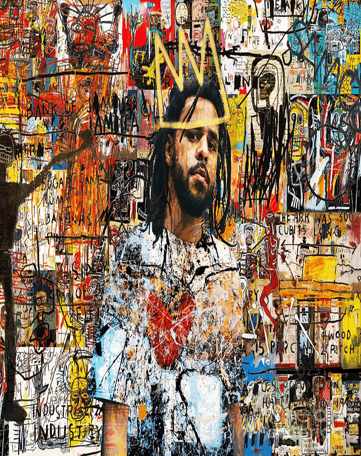 J Cole Portrait Poster Digital Art by Bui Thai