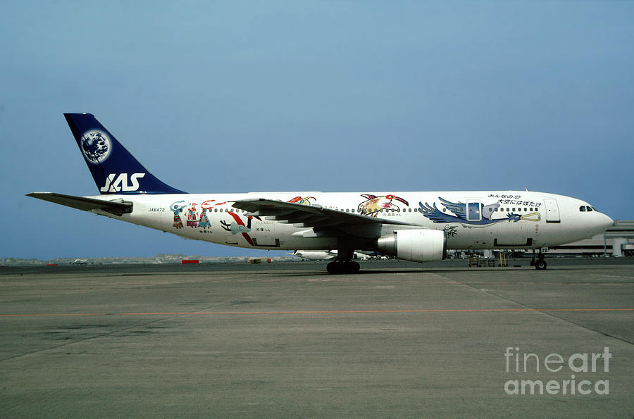 Ja8472 Jas Japan Air System Airbus A300 Photograph By Wernher Krutein