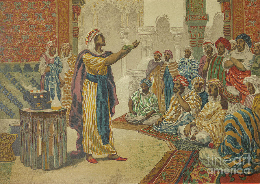 Jabir ibn Hayyan Geber s1 Photograph by Historic illustrations