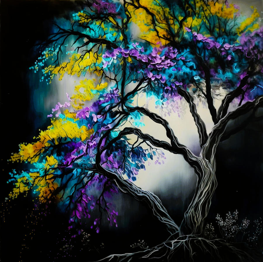 Jacaranda Tree Digital Art by Crystal Stagg