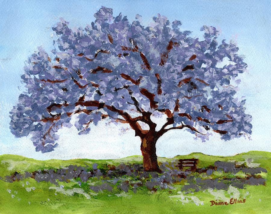 jacaranda painting