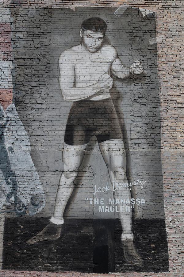 Jack Dempsey mural in Denver Colorado Photograph by Eldon McGraw