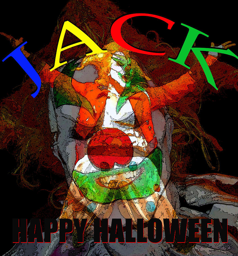 Jack Halloween Icon Mixed Media