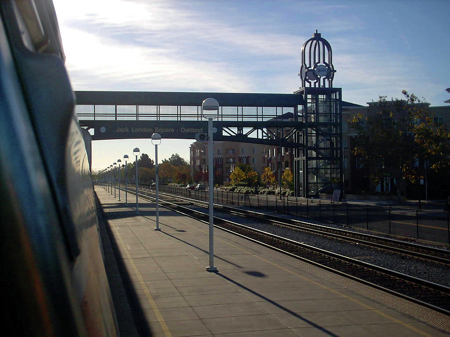 Jack London Square Rail Station Photograph by Carolyn Stagger Cokley