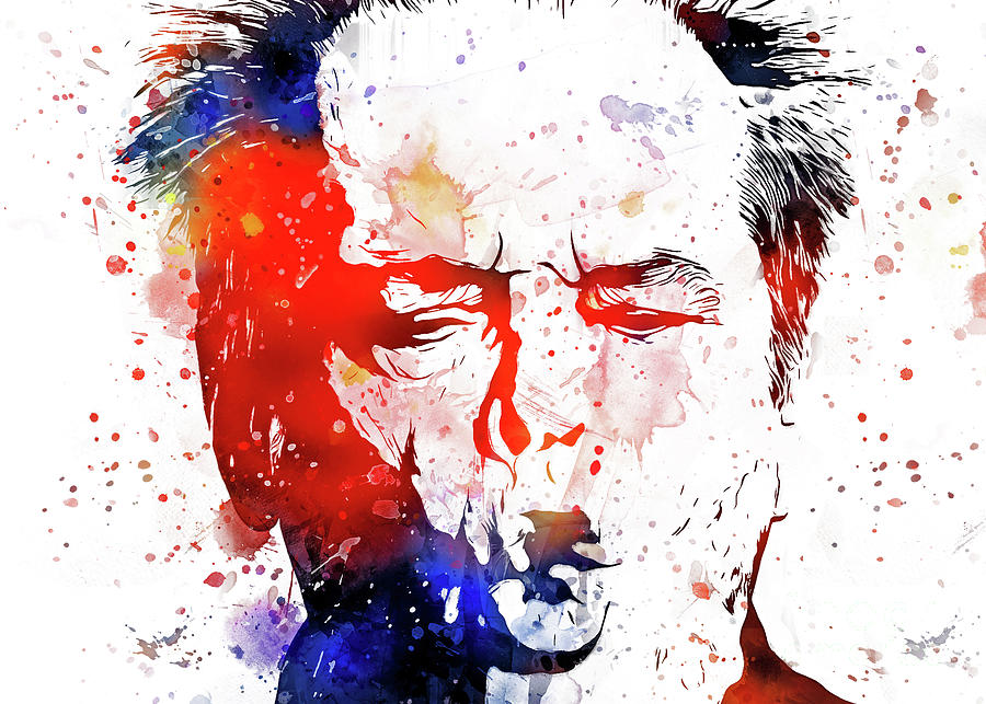 Jack Nicholson Art Digital Art by Ian Mitchell