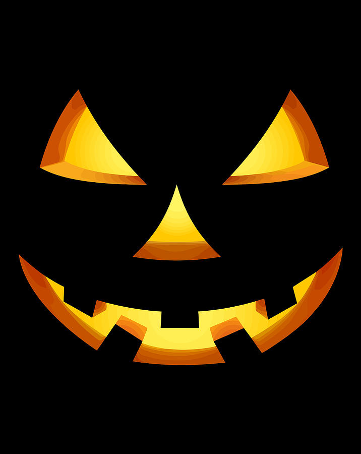 Jack O Lantern Halloween Diy Costume Pumpkin Face Digital Art by Naomi ...