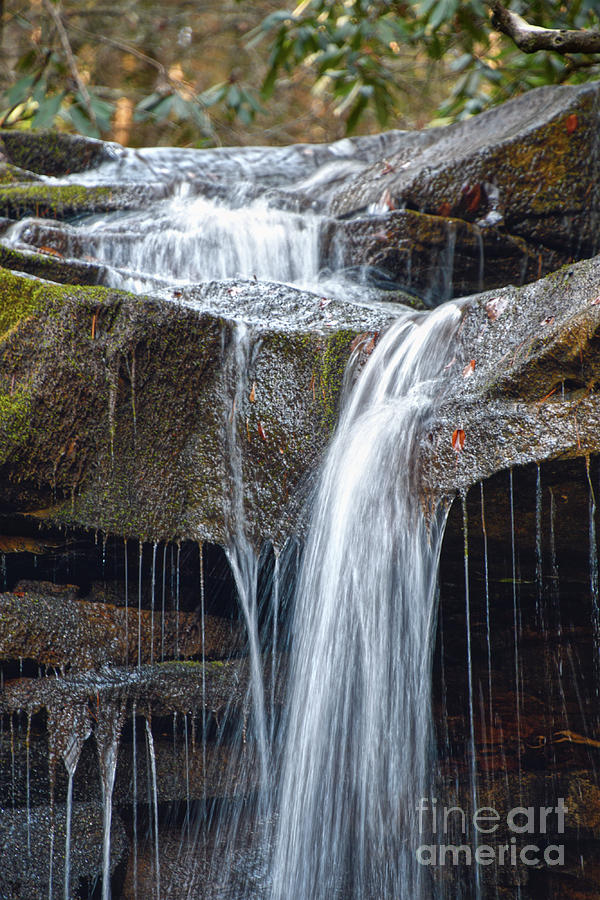 Jack Rock Falls 1 Photograph by Phil Perkins