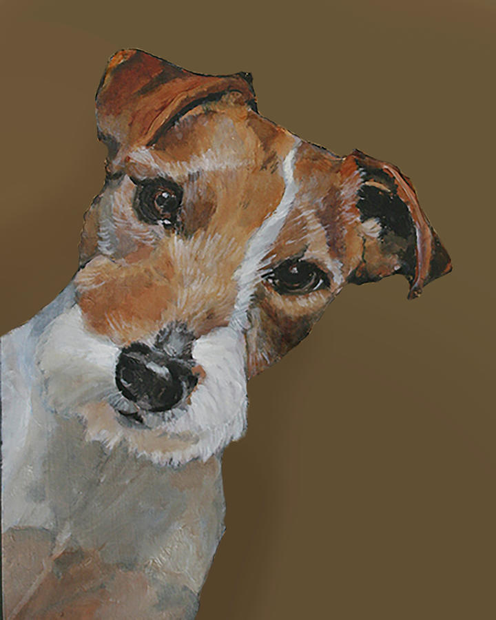 Jack Russell Painting by Gail Chandler